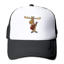 Мужская кепка-Дальнобойщик Moose для игры на гитаре, Мужская кепка с регулируемой сеткой, модная кепка в стиле хип-хоп, s