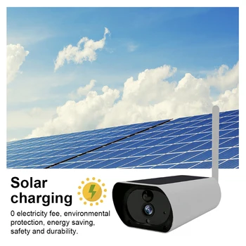 

1080P solar monitoring camera mobile phone WiFi remote monitoring camera with battery
