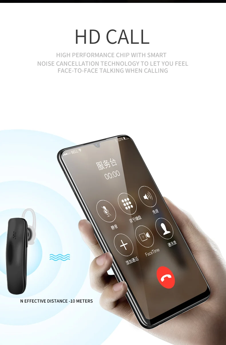 Fineblue HF88 мини беспроводная Bluetooth гарнитура стерео спортивные наушники с микрофоном для телефонов IOS Android