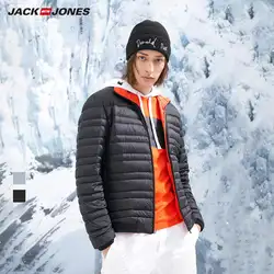 JackJones Мужская зимняя легкая-вес короткая уличная одежда зимняя мужская повседневная модная пуховая куртка мужская одежда | 218312527