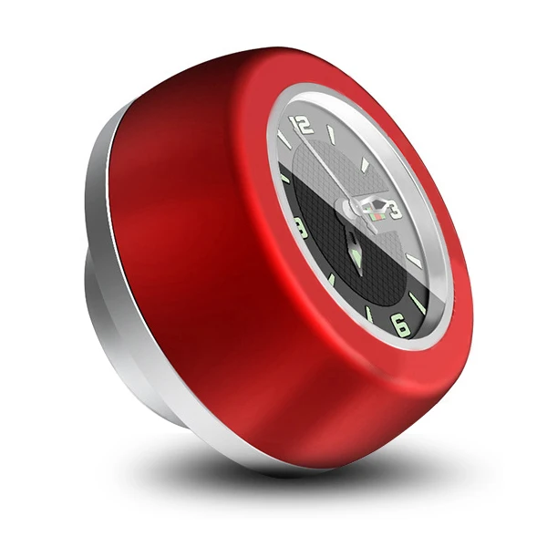 red silver Водонепроницаемый велосипедный фонарь, светящаяся гарнитура, часы, компьютер, велосипед, транспортное средство, часы, велосипедные головные части, гарнитура часов, верхняя крышка, крышка руля - Цвет: red silver