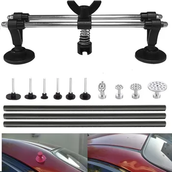 

Auto Body Repair Tool, Car Dent Puller with Upgrade Length Double Pole Bridge Dent Puller for Refrigerator Washing Machine Auto