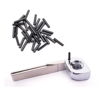 

100pcs/200pcs Car key blade fixing bolt car key embryo latch remote key latch with strong steel metal