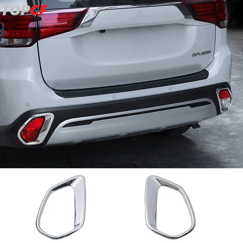 Хромированный защитный чехол TOPCF для Mitsubishi Outlander 2016-2021 автомобильные задние