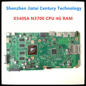 

Free Shipping X540SA REV2.1 main board For ASUS X540SA N3700 CPU Laptop motherboard WITH 4GB MEMORY test motherboard work 100%
