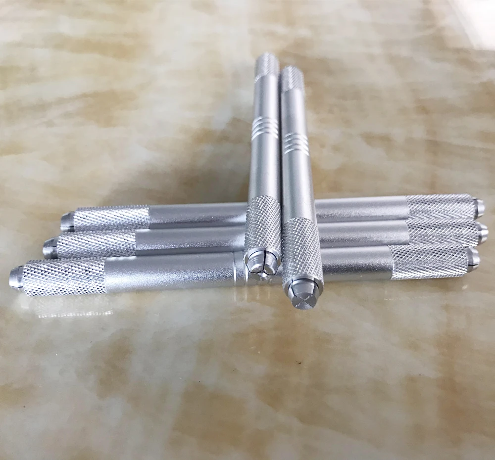 2Psc Tattoo Machine Tools Tktx Tattoo Permanent Tattoo Sopracciglio Trucco Manuale Penna Maniglia Ciglia Mini Strumenti Manuali