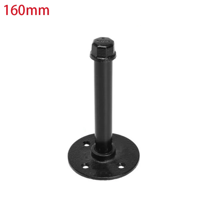 Wall Shelf Holder Bracket Book Shelving Wood Iron Pipe Home Decor Storage
