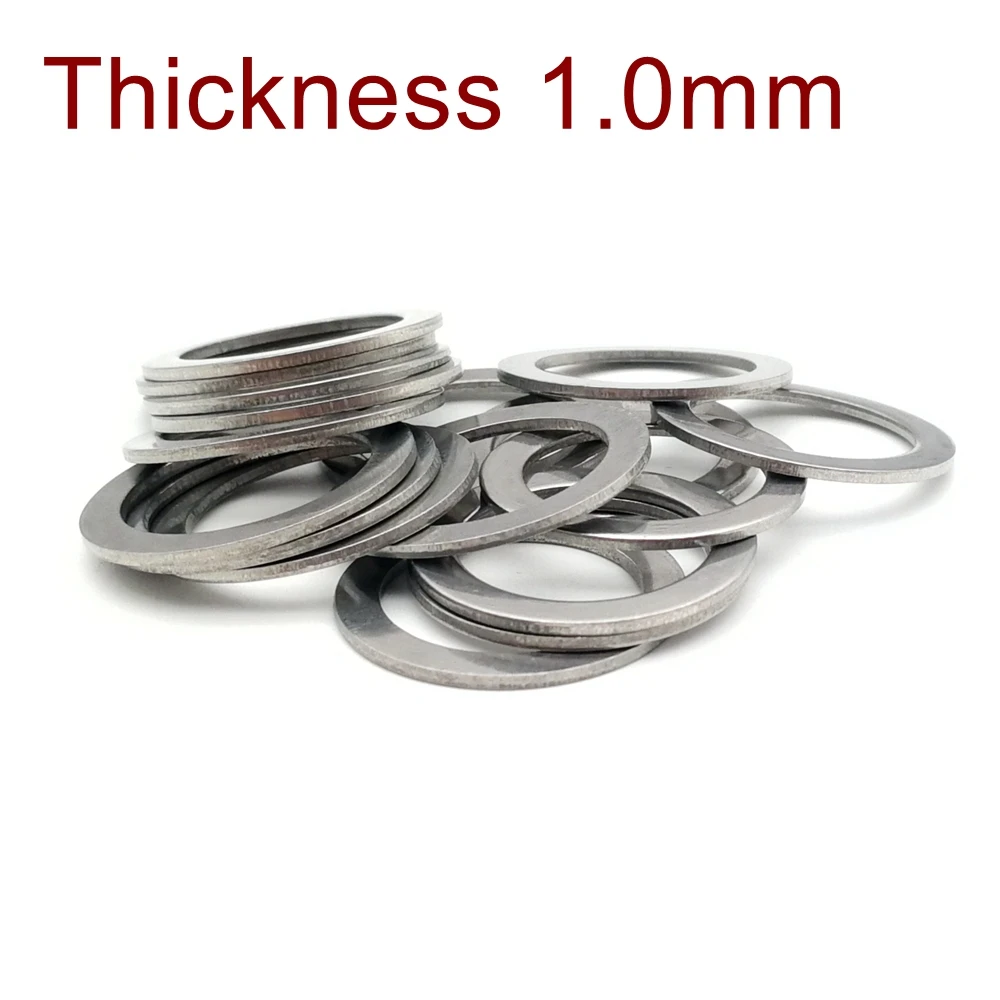 Thickness 1.0mm Stainless Steel Flat Washer Ultra Thin Gasket High