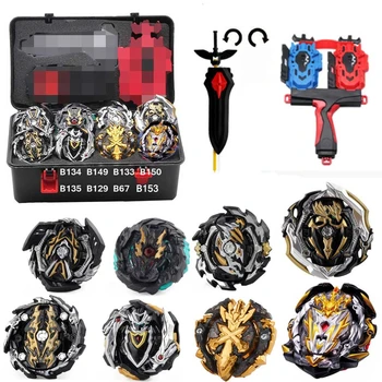 

Takara Tomy Bey Bay Burst Set Launcher Top Spinner Toy Gyro Storage Box Metal Fusion Best Battle B-153 Blade Blades Kid Gift