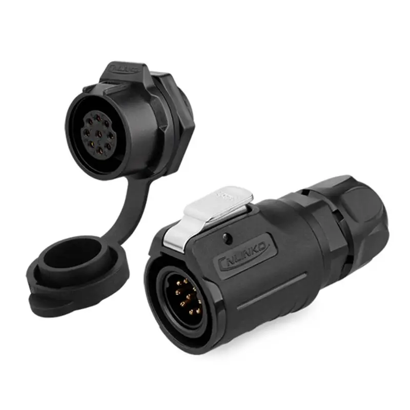 4NB601516-9 LP16 2 3 4 5 6 7 8 9 Pin мощность промышленный круговой разъем открытый IP67 Водонепроницаемый для солнечной энергии и передачи сигнала - Цвет: 4NB601516-9