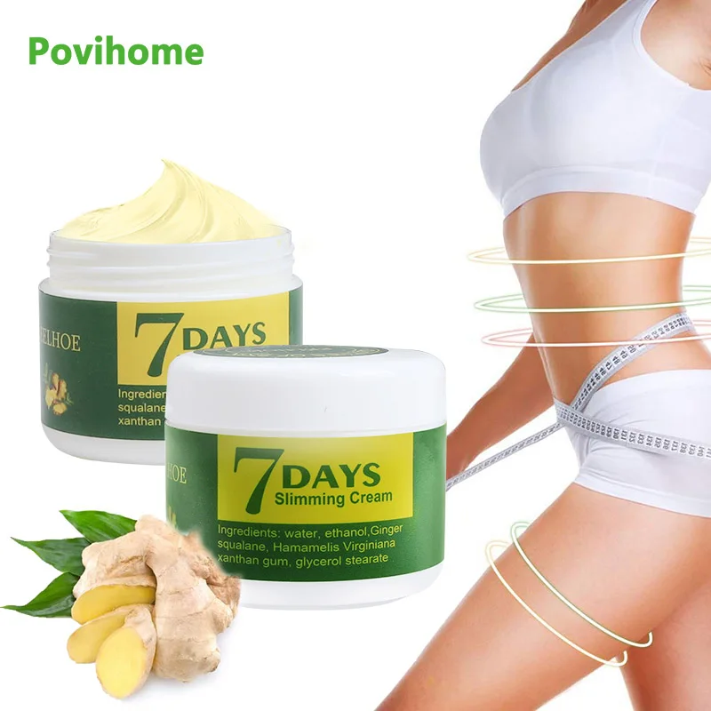 1Pcs 30g Ginger Weight Loss Cream Fat Burning Effective Slimming Ointment Arm Belly Thigh Cellulite Reduce Body Massage Plaster |
