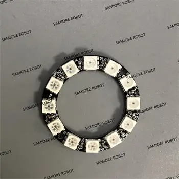 

12 Bits RGB LED Ring WS2812 WS2812B 5050 RGB LED Spot Integrated Driver Control Serial Module for Arduino