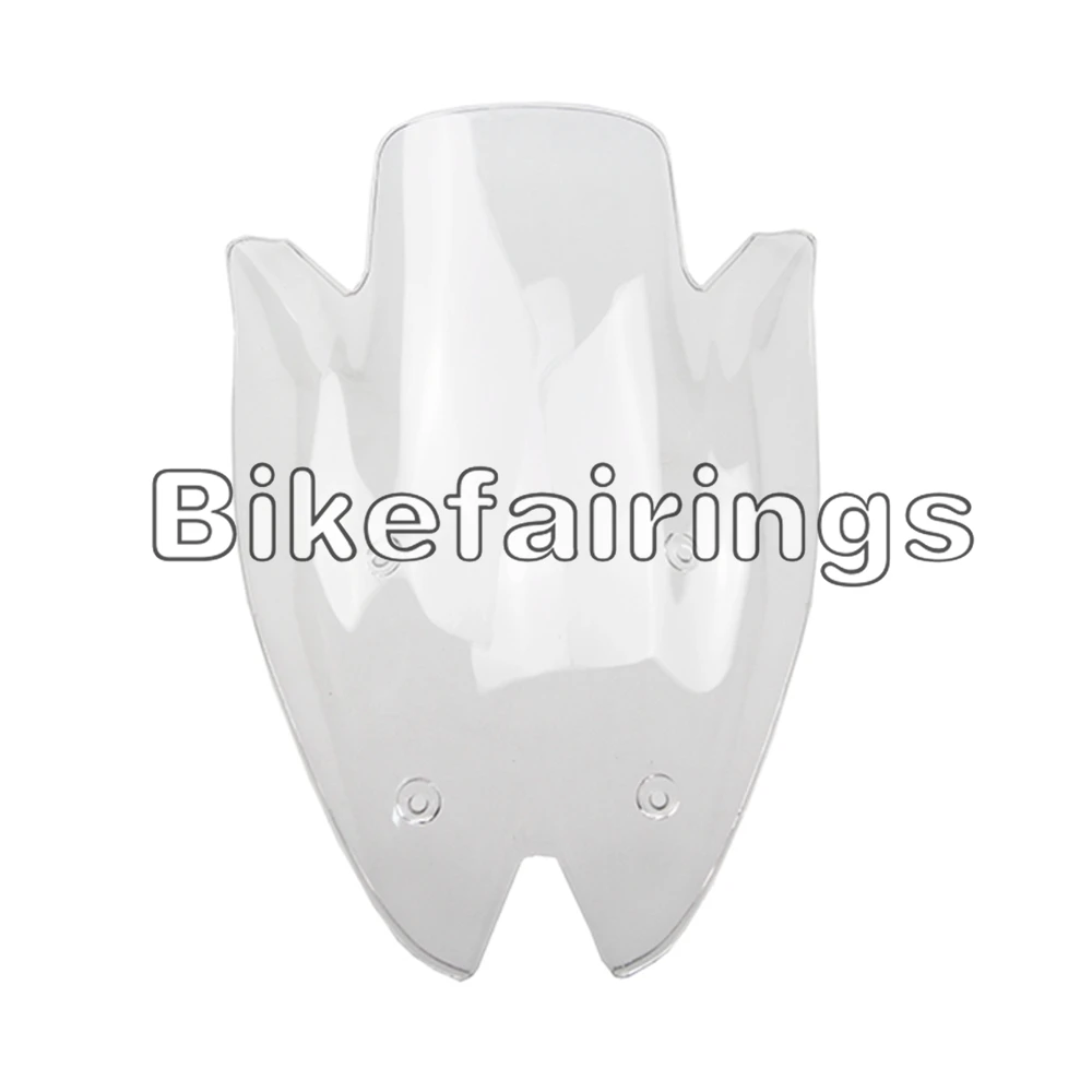 Для Kawasaki z1000 Z1000 2010 2011 2012 2013 пластик черный прозрачный синий двойной пузырь стиль Обтекатели лобовое стекло - Цвет: Clear