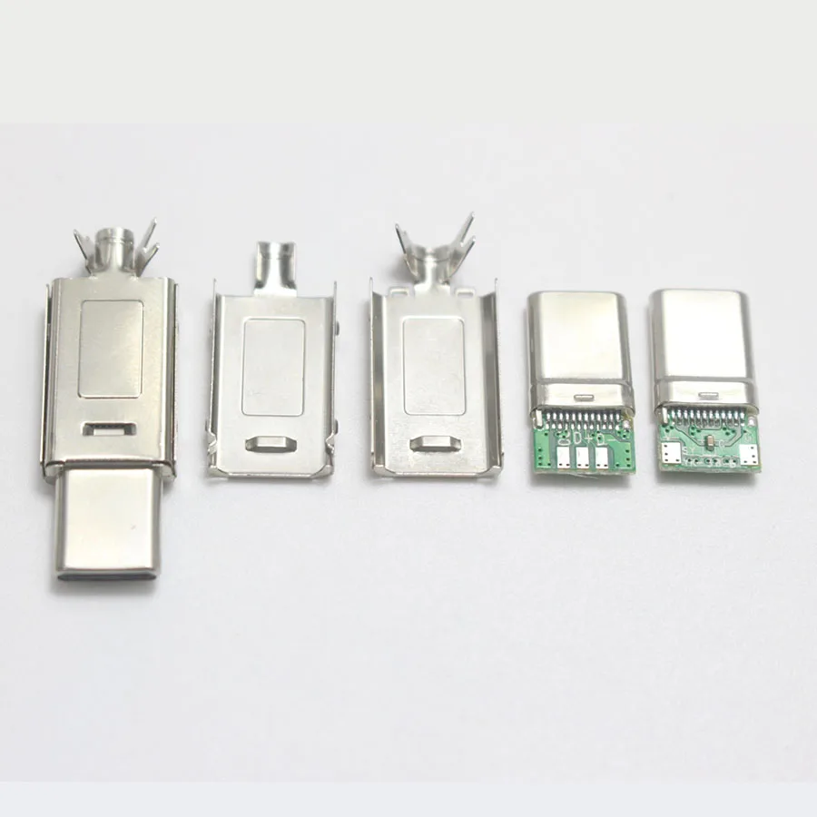 รูปสินค้า ชุดปลั๊ก USB Type-C สำหรับ DIY หลากหลายความยาว