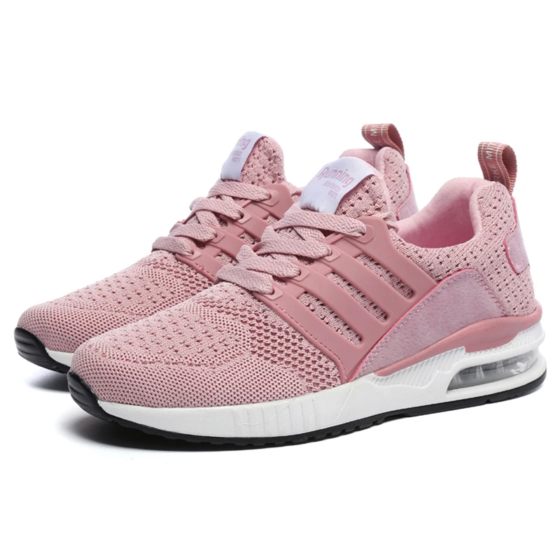 

Cushioning Pink Sneakers Women Running Shoes 2019 professional Sports Shoes for Jogging Female Cushion Trainers Green