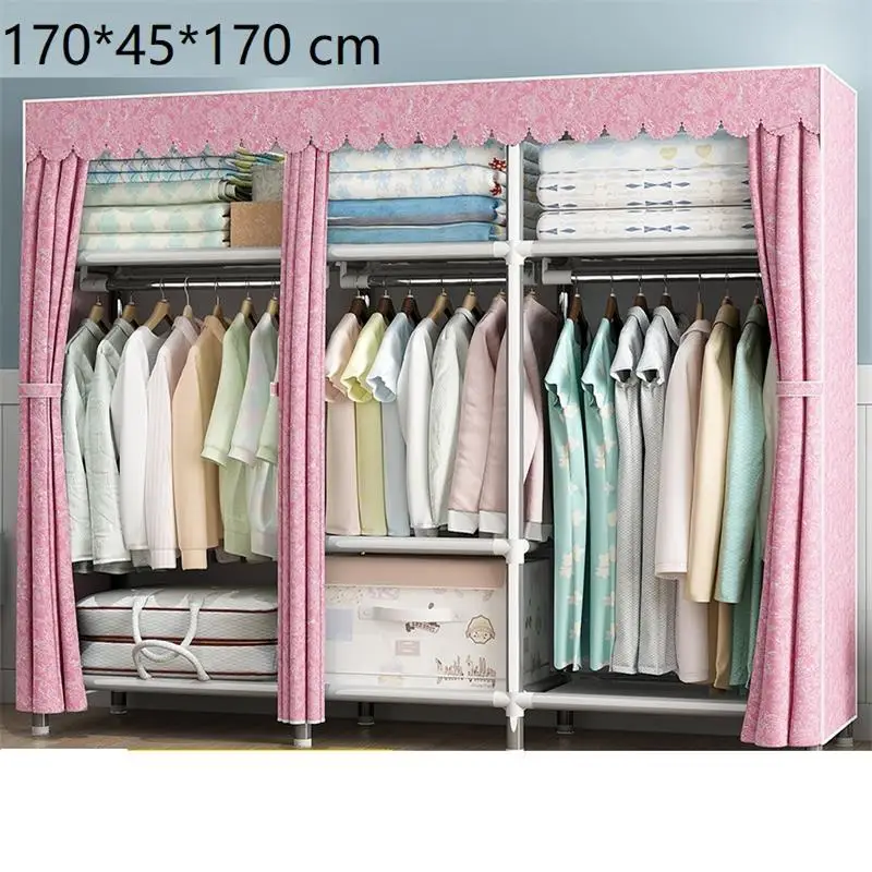 MODEL Y Armazenamento Penderie Home De Almacenamiento Gabinete Ropero Armario Tela Guarda Roupa мебель для спальни Mueble гардероб - Color: MODEL Y
