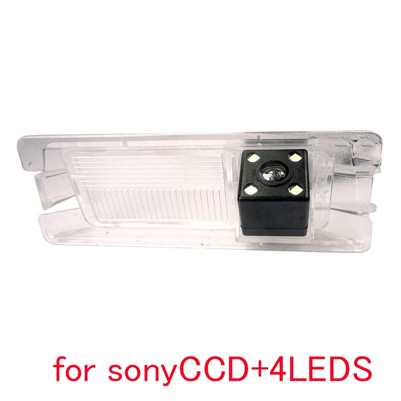 Автомобильная камера заднего вида для SONY ccd Nissan March Renault Logan Renault Sandero dacia Sander Stepway Dynamic tracks - Название цвета: sonyccd with LED