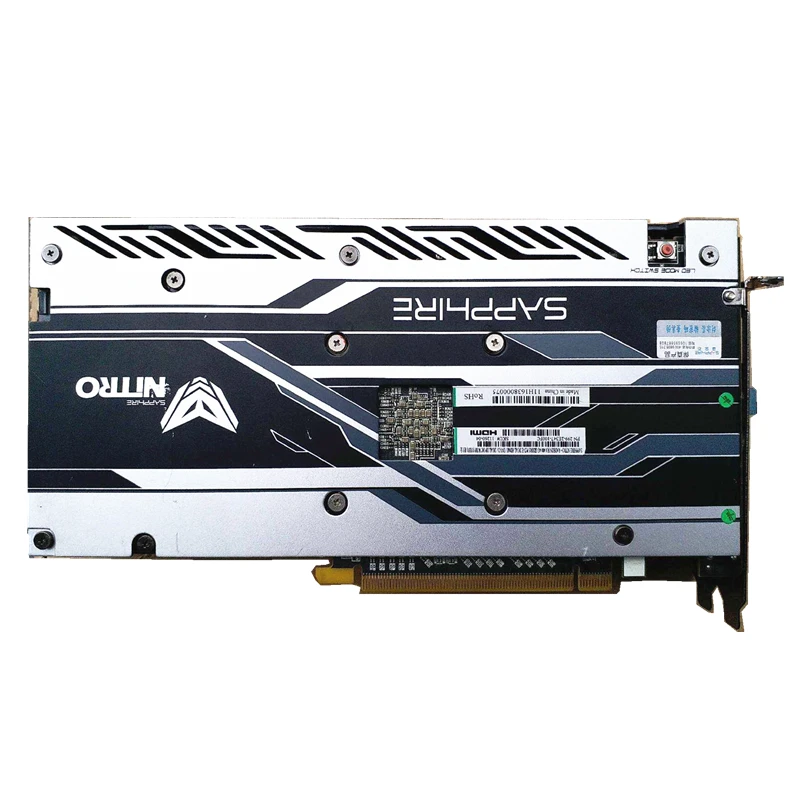 Оригинальная Видеокарта SAPPHIRE RX 580 4 Гб, видеокарта GPU AMD Radeon RX580 4 Гб 584, видеокарты для настольного ПК, компьютера, игры, карта HDMI, не Майнинг