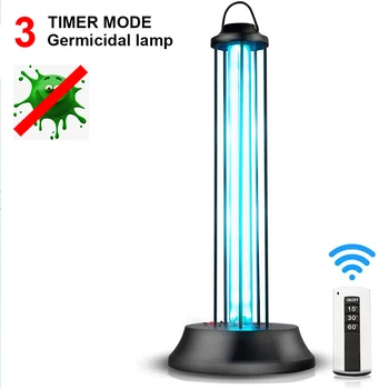 

Ozone UV Disinfection lamp 360 Degree Remote 38W AC110V 220V UVC Ultraviolet light Germicidal Mite Household Sterilizing lamps