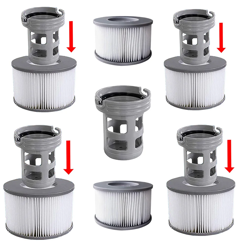 Accessori Spa Per Vasca Idromassaggio Per Mspa, Include Adattatore Base A Vite, Filtro Piscina Gonfiabile A Molla Calda, Filtro Piscina Wave Spa Tipo
