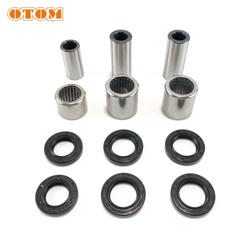 OTOM For HONDA CRM250 ARW Suspension Linkage ARM Triangle Lever Assembly Cushion Connectin Bearing Oil Seal Bushing Repair Kit