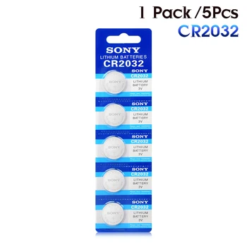 

5Pcs/Pack SONY CR2032 3Volt Lithium Button Battery DL2032 BR2032 CR2032 ECR2032 For Cholesterol Testing Meter Coin Cell Battery