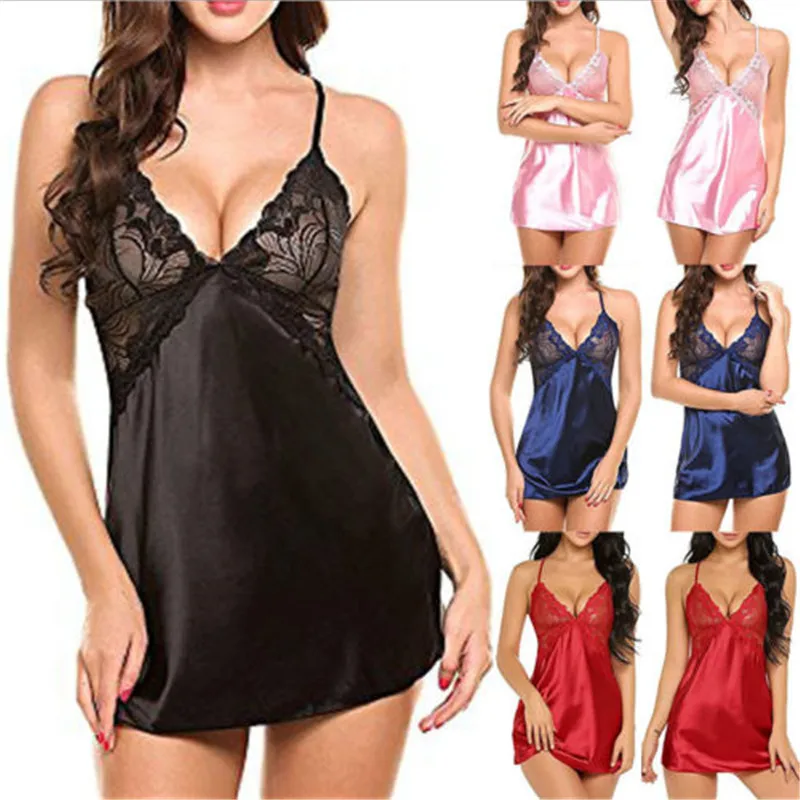 Экзотическое сексуальное платье Babydoll латексное Клубная одежда женское
