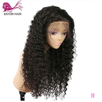 

EAYON HAIR Glueless Remy Lace Front Human Hair Wigs 13x6 Kinky Curly For Black Women With Baby Hair 130% Density Brazilian