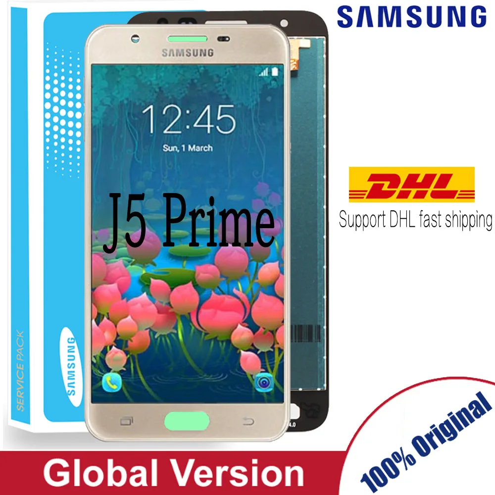 

Original 5.0" LCD Replacement for SAMSUNG Galaxy J5 Prime G570 G570F On5 2016 G5700 Display Touch Screen Assembly