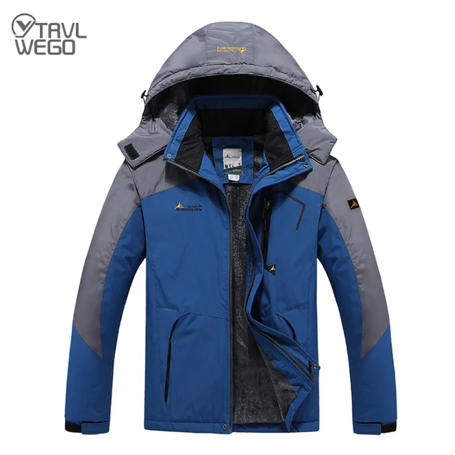 US $35.36 TRVLWEGO -20 Degree Super Warm Winter Ski Jacket Hiking Men Waterproof Breathable Snowboard Snow Ja