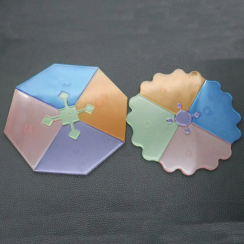 Нерегулярные Coaster Кристалл эпоксидное формовое зеркало Смола Силиконовые формы ручной работы чашка ручной работы коврики DIY аксессуары