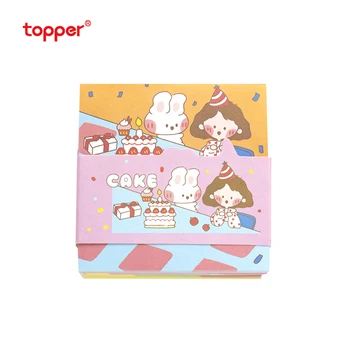 

Kawaii Cartoon Pattern 320 Pieces of Notepads Creative Cute Note Paper Message Notes Student Girls School Supplies Stationery