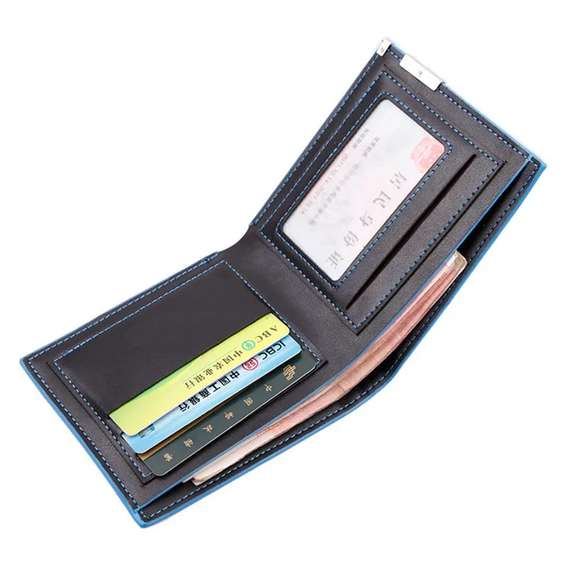 

Fashion Slim Business Bank Card Wallet Men Multi-Card-Bit Credit Card Holder Pocket Organizer Waterproof Travel Dollar Clip