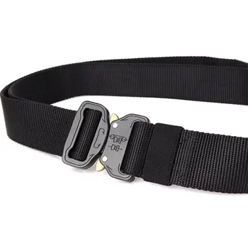 

Tactical Belt Nylon Military Army belt Outdoor Metal Buckle Police Heavy Duty Training Hunting Belt 125CM 3.8cm Wide