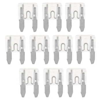 

Durable 10 Pieces Mini 25A Blade Fuses Set Kit for Auto Car Truck Replacement