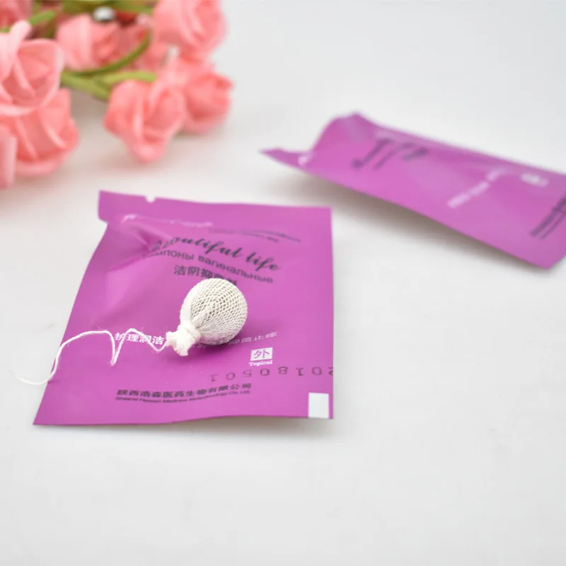 Tampons feminine hygiene Chinese medicine vaginal clean point tampon  vaginal discharge gynecological wipes shows yoni pearls