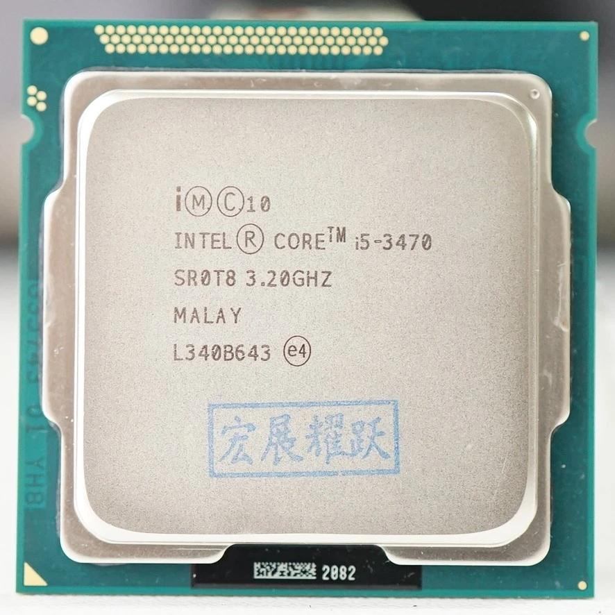 laptop processor Intel Core i5-3470  i5 3470  Processor (6M Cache, 3.2GHz) LGA1155 PC computer Desktop CPU Intel 3470 laptop cpu
