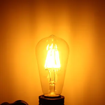 

8W LED Lamp E27 110/220V LED Edison Bulb LED Filament Light ST58 Antique Retro Vintage Glass Bulb Lamp Home Lighting