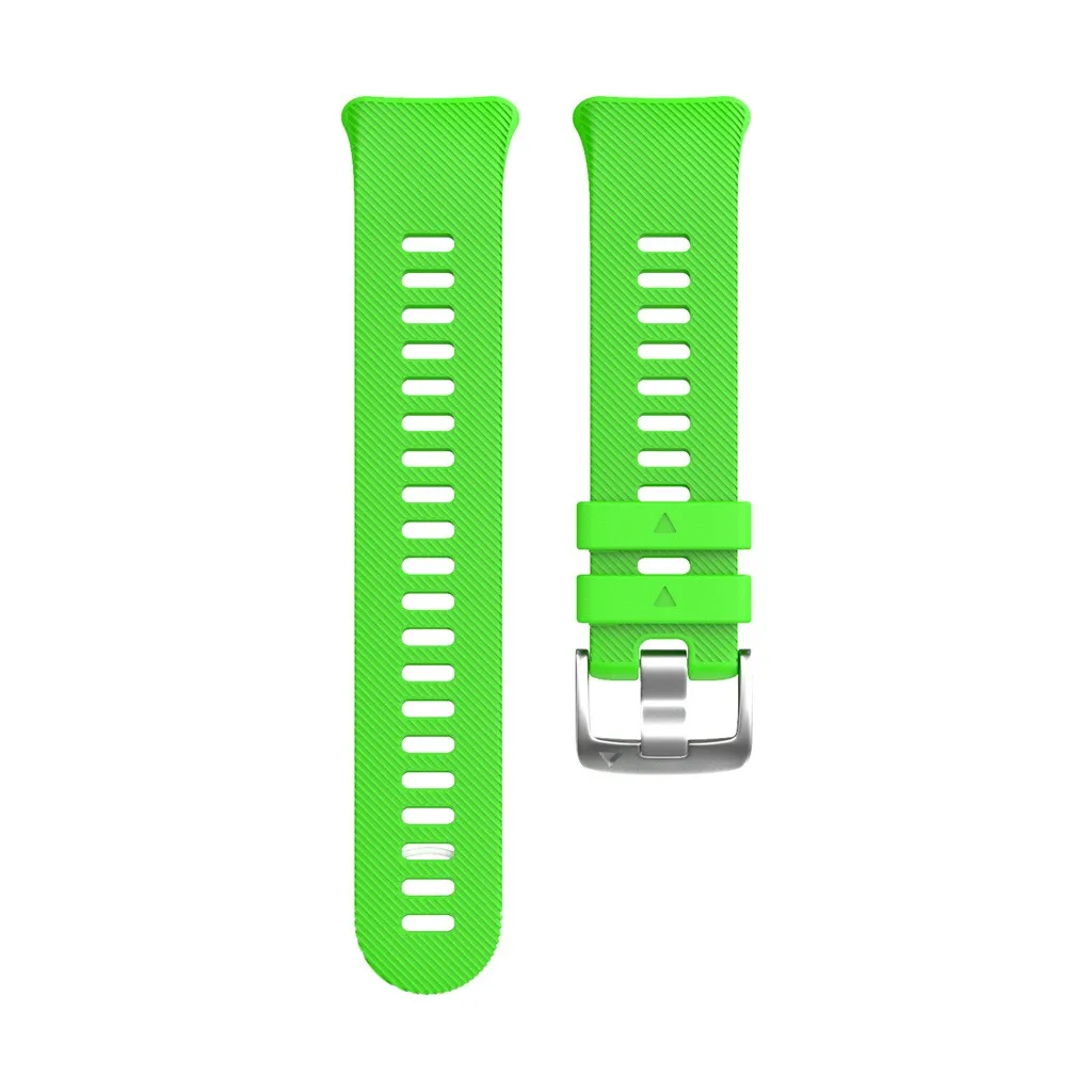 Ремешок для часов MNYCXEN для Garmin Forerunner 45 S, быстросъемный спортивный силиконовый наручный браслет, ремешок для Garmin Forerunner 45 - Color: Green