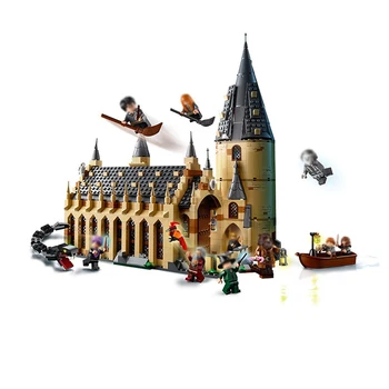 

New Movie Castle Hall Express Model Building Blocks Bricks Toys Kids Gifts Compatible With Lepining Technic
