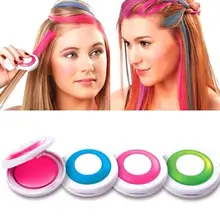 1 шт одноразовая моющаяся краска для волос, воск, грязевая краска для волос, цветная краска для мужчин и женщин, 4 цвета и 6 цветов, воск для волос