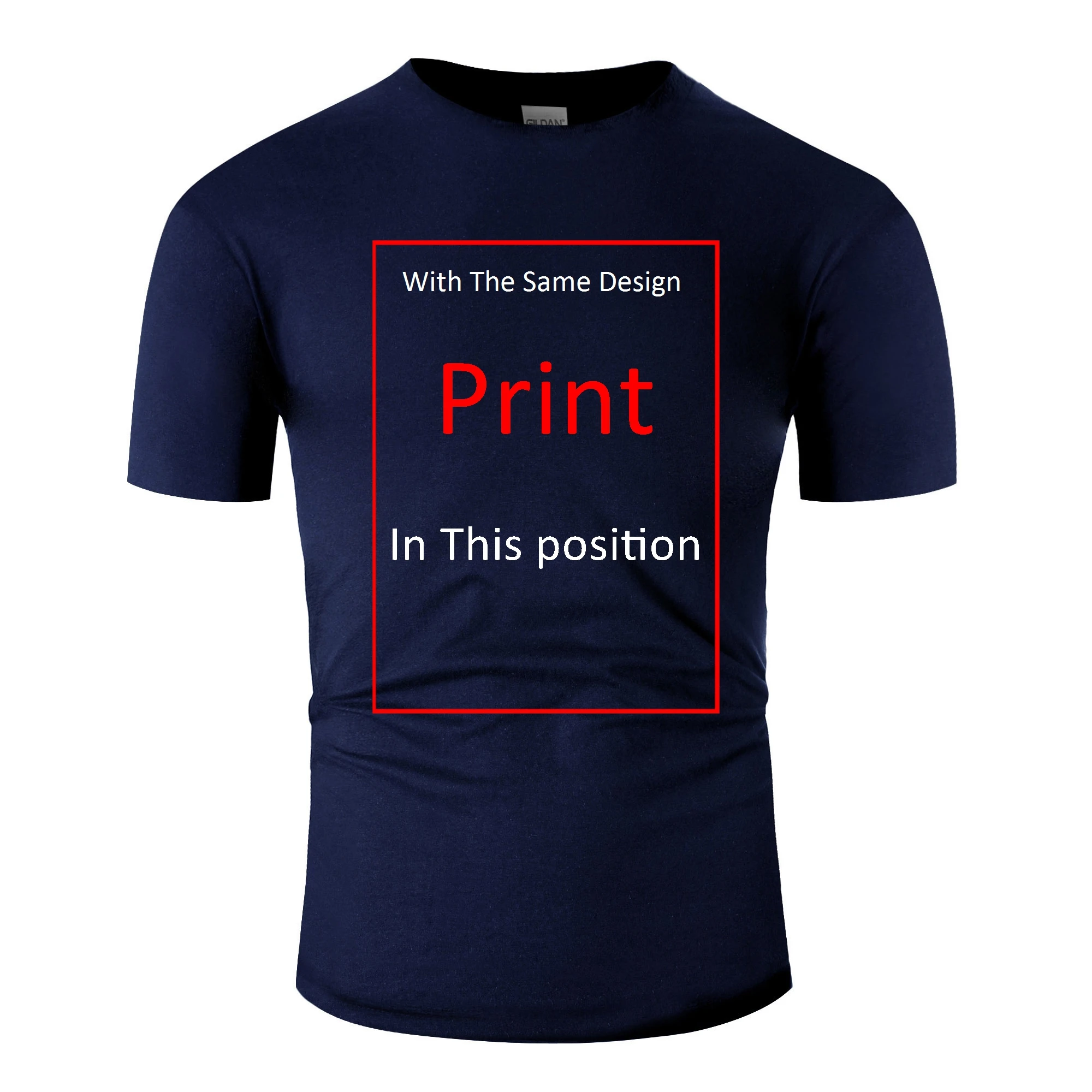 Дизайнерская футболка с надписью «Hail», мужские и женские хлопковые футболки с круглым вырезом, большие размеры 3xl 4xl 5xl - Цвет: Men-Navy Blue