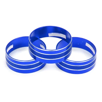 

3pcs Audio Aluminum Alloy Air Conditioning Interior Styling Button for Jeep JK JKU for COMPASS For Patriot 2011-2016