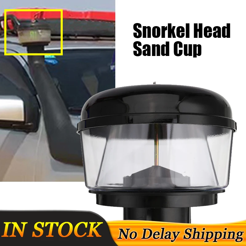 3 / 3.5 Inch Water Trap Snorkel Head Pre Cleaner Air Flow 77mm / 85mm