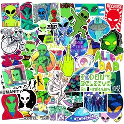 10/30/50PCS Étrangers UFO Autocollants De Dessin Animé Esthétique BRICOLAGE Planche À Roulettes Réfrigérateur Guitare Portable Moto Enfants Jouet Dessin Animé Autocollants 