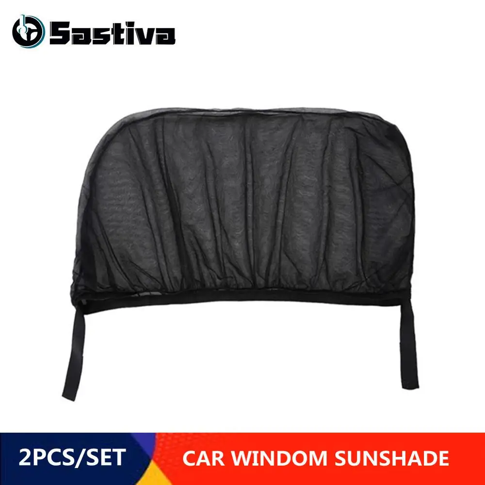 

2Pcs Car Window Cover Sunshade Auto Sun Shade Curtain UV Protection Shield Visor Mesh Car Accessories Autos Sunshades
