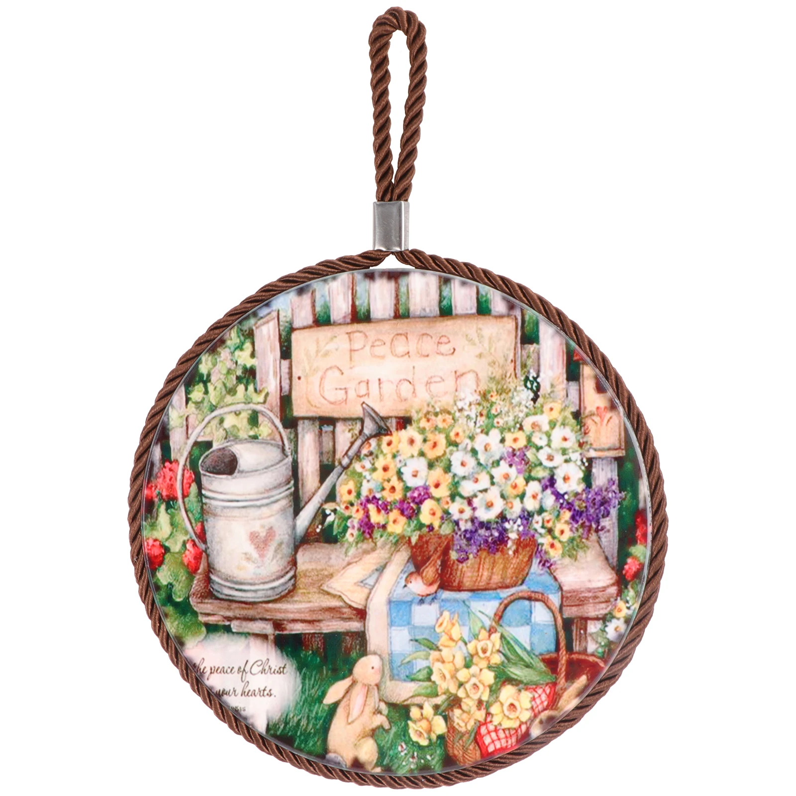 1Pc Home Placemats Easter Style Table Mat Ceramic Decor Place Unique Garden Placemat | Дом и сад