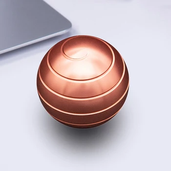 

New Finger Gyroscope Spinning Tops Mini Desktop Decompression Rotating Spherical Gyroscope Metal Gyro Optical Illusion Toy