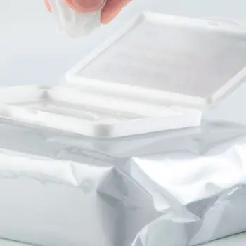 

50 Sheets Flip Top 75% Alcohol Wipes Hand Skin Toys Sanitizing Disinfecting Pads 50JF