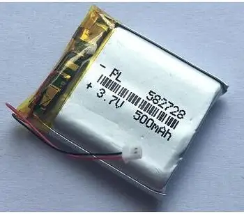 

Free ship 2pcs/lot 582728 3.7V 500mAh 602828 polymer lithium battery for Q50 G700S K92 G36 Y3 children's smart watches